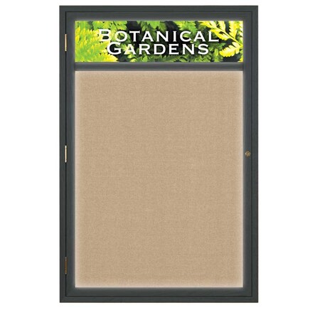 United Visual Products Open Faced Traditional Rounded Corkboard UV640ARC-GOLD-ULTMAR